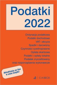Podatki 2022 z aktualizacją online - okładka książki