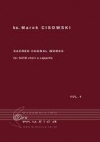 Sacred Choral Works Vol. 4 na czterogłosowy - okładka książki