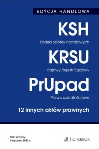 EDYCJA HANDLOWA. Kodeks spółek - okładka książki