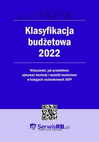 Klasyfikacja budżetowa 2022 - okładka książki