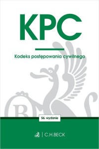 KPC. Kodeks postępowania cywilnego - okładka książki