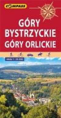 Mapa - Góry Bystrzyckie, Góry Orlickie - okładka książki