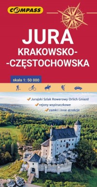 Mapa - Jura Krakowsko-Częstochowska - okładka książki