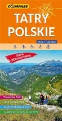 Mapa - Tatry Polskie 1: 30 000 - okładka książki