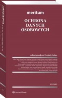 Meritum. Ochrona danych osobowych - okładka książki