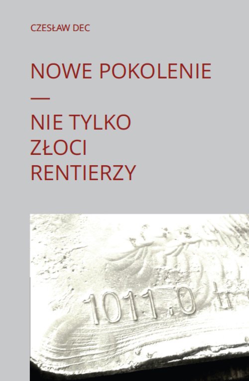 Nowe pokolenie Nie tylko złoci - okładka książki