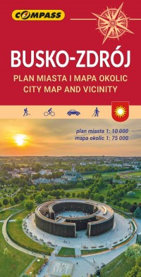 Plan miasta - Busko-Zdrój i okolice - okładka książki