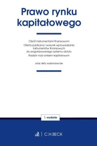 Prawo rynku kapitałowego oraz akty - okładka książki