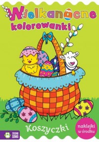 Wielkanocne kolorowanki. Koszyczki - okładka książki