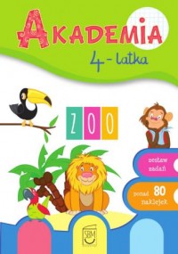 Akademia 4-latka. Zoo - okładka książki