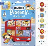 Angielskie piosenki dla dzieci - okładka książki