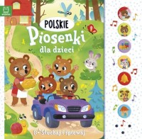 Polskie piosenki dla dzieci Słuchaj - okładka książki