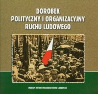 Dorobek polityczny i organizacyjny - okładka książki