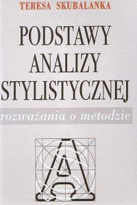 Podstawy analizy stylistycznej. - okładka książki