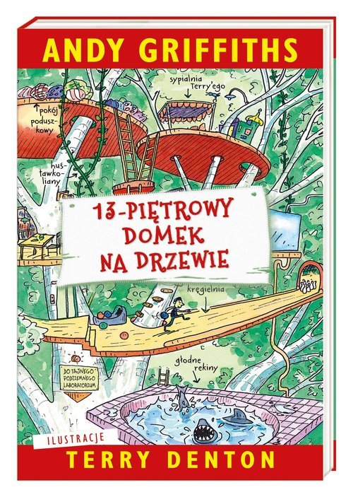 13-piętrowy domek na drzewie - okładka książki