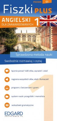 Angielski Fiszki PLUS dla zaawansowanych - okładka podręcznika