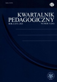 Kwartalnik Pedagogiczny 3/2021 - okładka książki