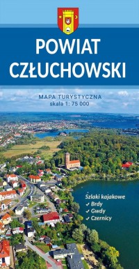 Mapa turystyczna - Powiat Człuchowski - okładka książki