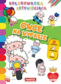 Owce na wypasie. Kolorowanka aktywizująca - okładka książki