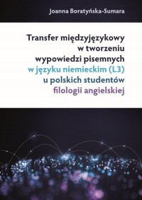 Transfer międzyjęzykowy w tworzeniu - okładka książki