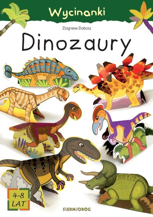 Wycinanki Dinozaury - okładka książki