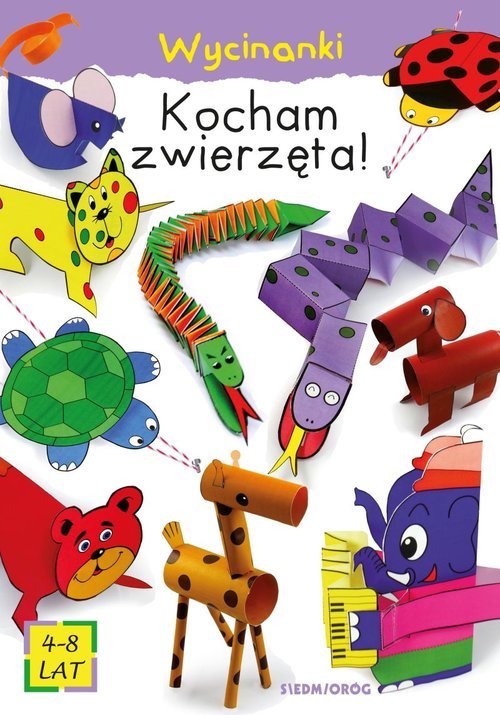 Wycinanki Kocham zwierzęta! - okładka książki