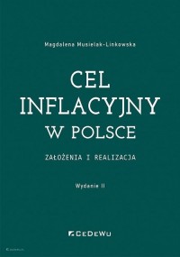 Cel inflacyjny w Polsce  założenia - okładka książki