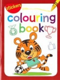 Colouring book z naklejkami. Tygrys - okładka książki