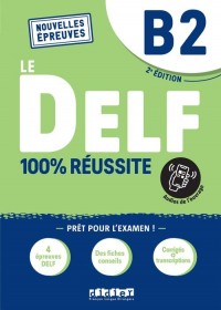 DELF 100% reussite B2 + audio online - okładka podręcznika