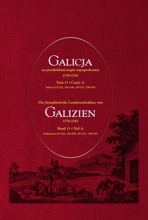 Galicja na józefińskiej mapie topograficznej - okładka książki