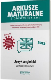 Język angielski Matura 2022 Arkusze - okładka podręcznika