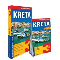 Kreta 3 w1: przewodnik + atlas - okładka książki