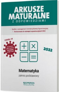 Matematyka matura 2022 arkusze - okładka podręcznika