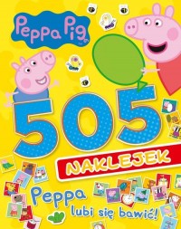 Peppa Pig. 505 naklejek. Peppa - okładka książki