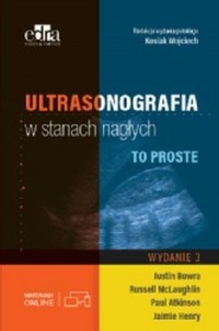 Ultrasonografia w stanach nagłych. - okładka książki