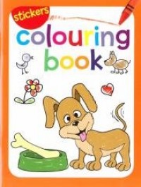 Colouring book z naklejkami. Pies - okładka książki