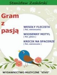 Gram z pasją Wesoły Flecista - okładka książki