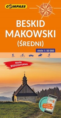 Mapa - Beskid Makowski 1:50 000 - okładka książki