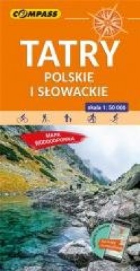 Mapa turystyczna - Tatry Polskie - okładka książki