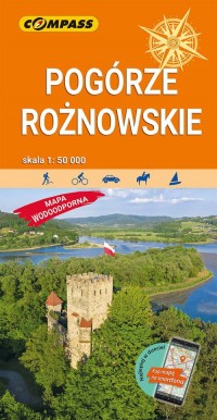 Mapa turystyczna - Pogórze Rożnowskie - okładka książki