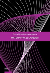 Matematyka w ekonomii - okładka książki