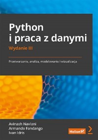 Python i praca z danymi. Przetwarzanie, - okładka książki