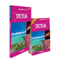 Sycylia light: przewodnik + mapa - okładka książki