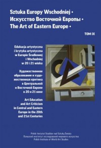 Sztuka Europy Wschodniej tom IX. - okładka książki