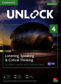 Unlock 4 Listening, Speaking & - okładka podręcznika