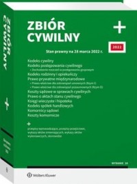 Zbiór cywilny PLUS w.20/2022. KC. - okładka książki