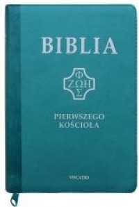 Biblia pierwszego Kościoła z paginat. - okładka książki