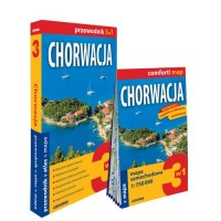 Chorwacja 3w1 przewodnik + atlas - okładka książki