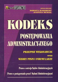 Kodeks postępowania administracyjnego - okładka książki