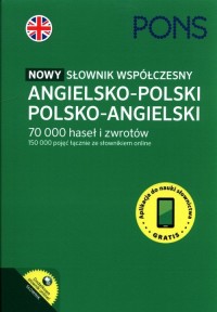 Słownik współczesny ang-pol, pol-ang - okładka podręcznika